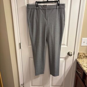 TALL J. Crew Cameron Slim Leg Pant, Gray Heather, Size 16 Tall